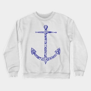 anchor_purp Crewneck Sweatshirt